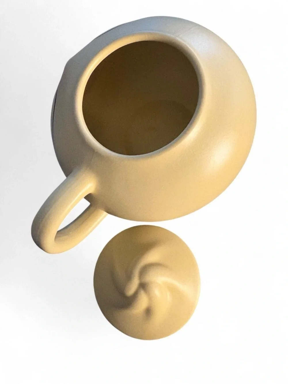 Disney Parks Pixar Bao Dumpling Figural Sculpted Ceramic Mug Cup With Lid 24 oz